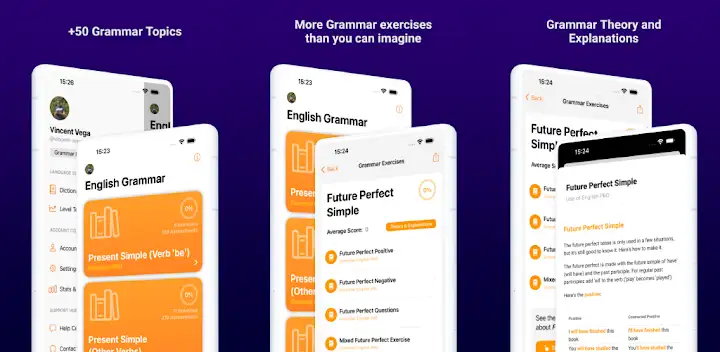 Cambridge English Grammar — Android app banner