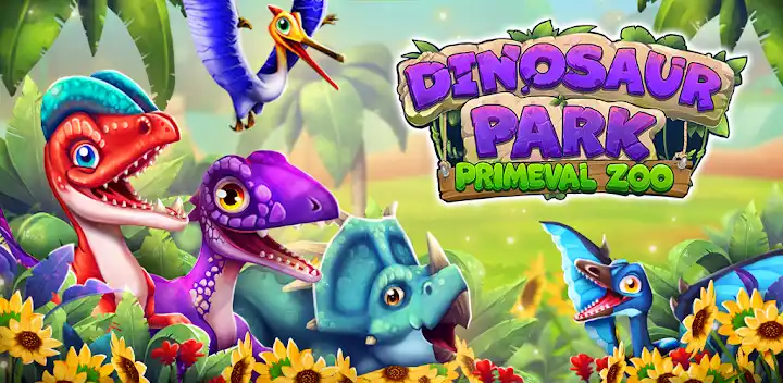 Dinosaur Park – Primeval Zoo — Android game banner