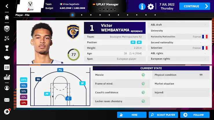 iBasketball Manager 23 screenshot 3