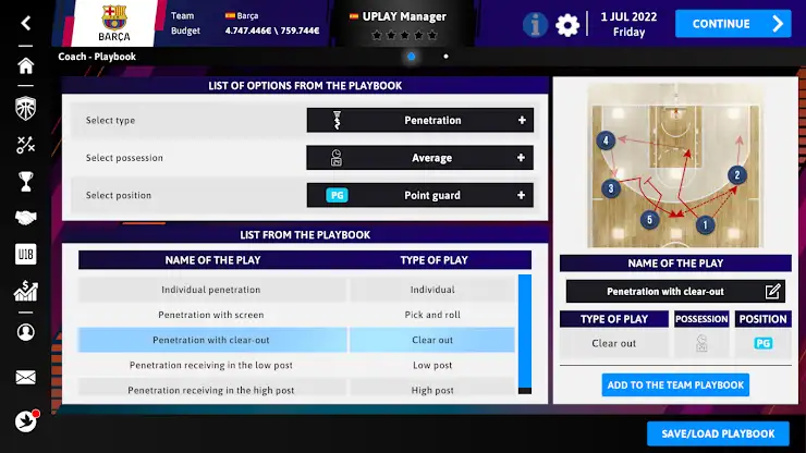 iBasketball Manager 23 screenshot 4