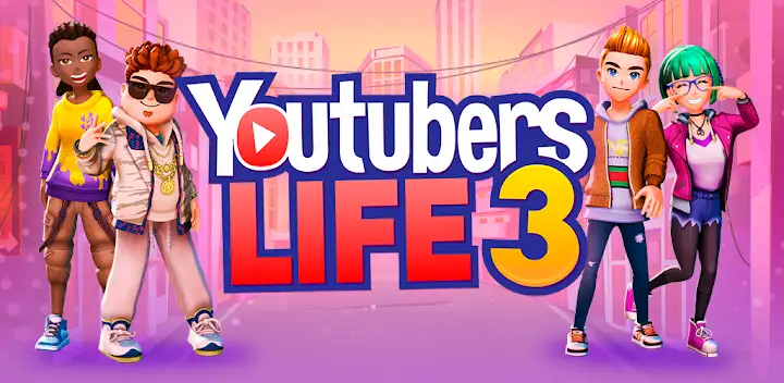 Youtubers Life 3 — Android game banner