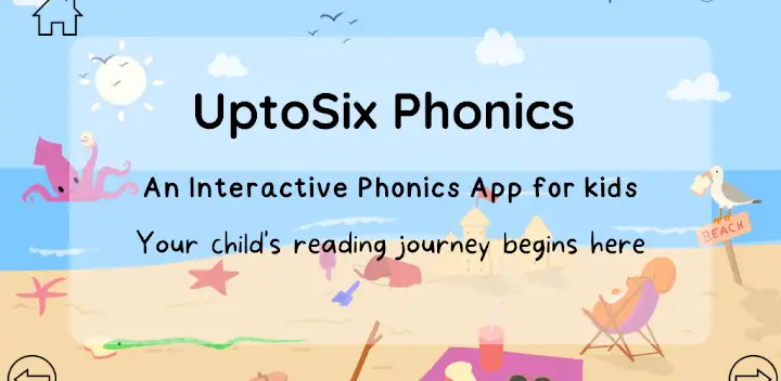 UptoSix Phonics — Android app banner