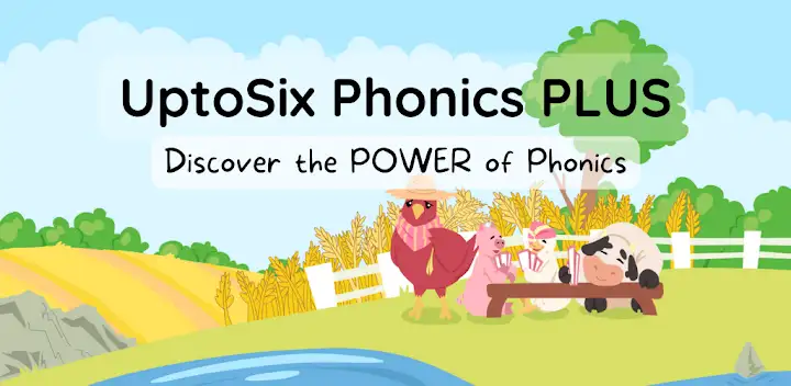 UptoSix Phonics PLUS — Android game banner