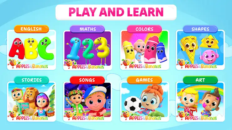 Apples & Bananas Kids App screenshot 2