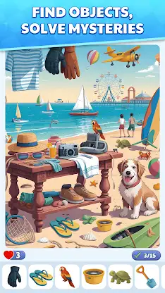 Hidden Objects: Mystery Puzzle screenshot 1