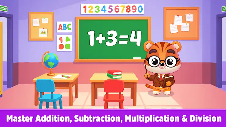 Learn Math with Fun Games screenshot 1