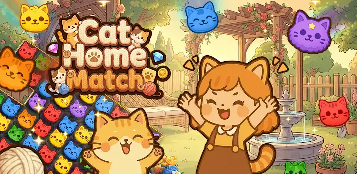 Cat Home Match — Android game banner