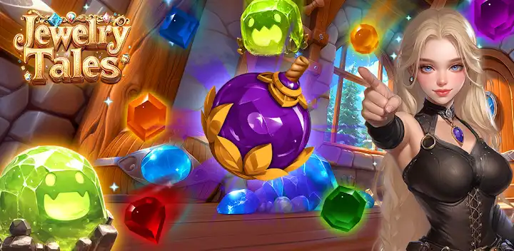 Jewelry Tales — Android game banner