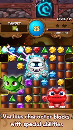 Jewels Time : Endless match screenshot 3