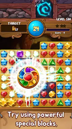 Jewels Time : Endless match screenshot 1