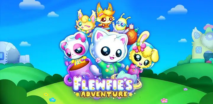 Flewfie's Adventure Cute em up — Android game banner