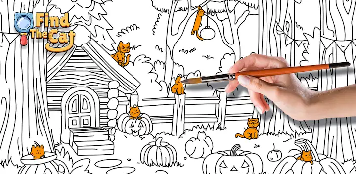 Find The Cat - Spot It! — Android game banner