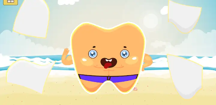 Funny Teeth kids dentist care! — Android game banner