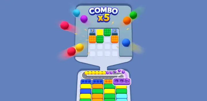 Rainbow Balls Loop - Puzzle! — Android game banner
