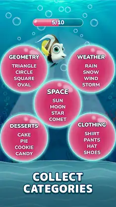 Bubble Associations: Word Game screenshot 2