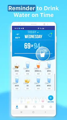 Water Reminder - Daily Tracker screenshot 1