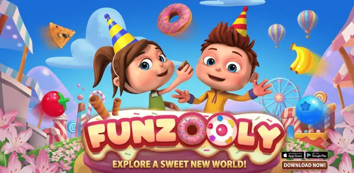 Funzooly - Kids Learning Games — Android game banner