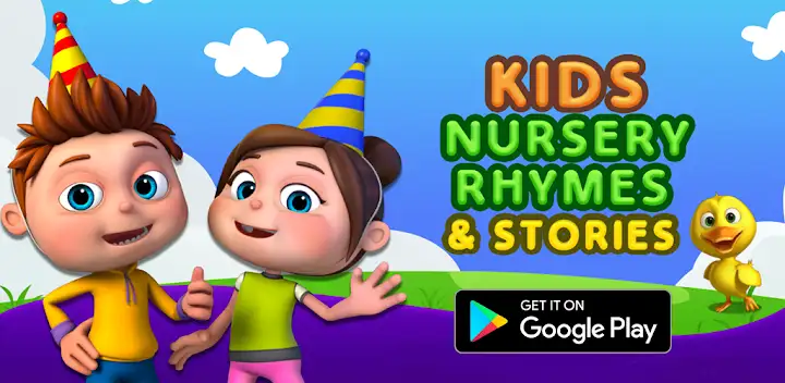 Kids Nursery Rhymes & Stories — Android app banner