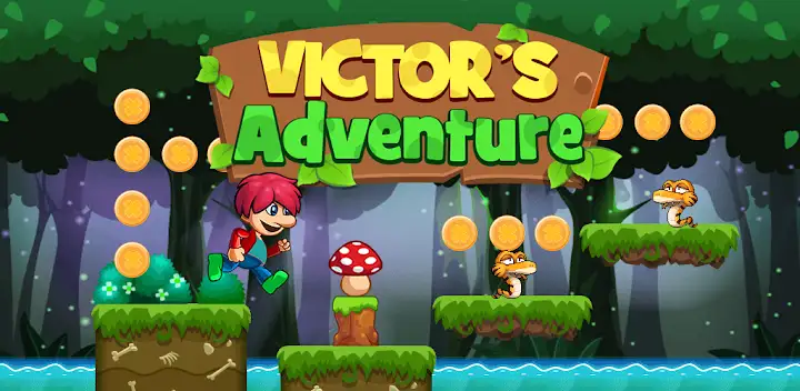 Victo’s World - Jungle Quest — Android game banner
