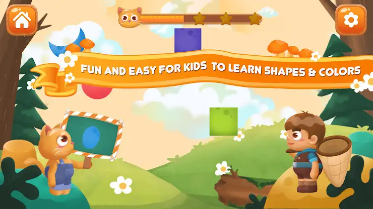 Vkids Shapes & Colors Learning screenshot 1