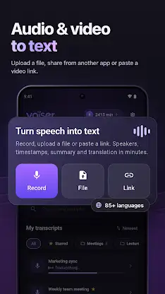 Voiser: Speech to Text & STT screenshot 3
