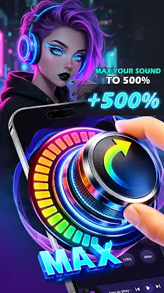 Volume Booster - Bass Booster screenshot 1