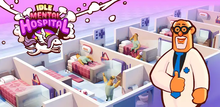 Idle Mental Hospital Tycoon — Android game banner