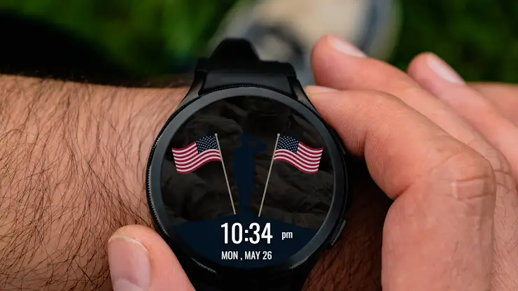 USA Memorial Watch Face screenshot 1