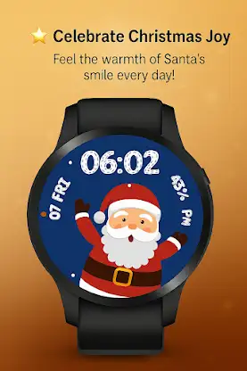 Merry Santa WatchFace screenshot 2