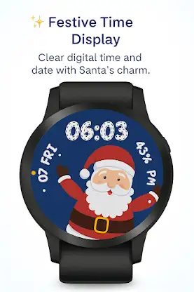 Merry Santa WatchFace screenshot 4