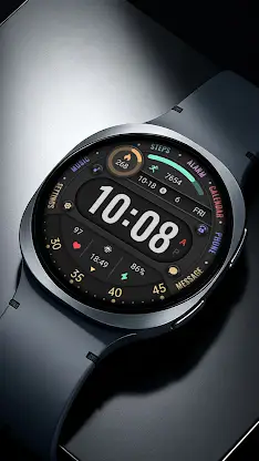 Colored Arc Text ZKin Watch screenshot 8