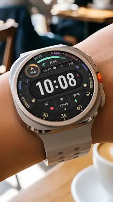 Colored Arc Text ZKin Watch screenshot 1