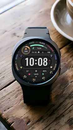 Colored Arc Text ZKin Watch screenshot 5