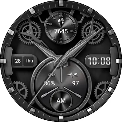 Silver Wheel For Wear OS screenshot 7