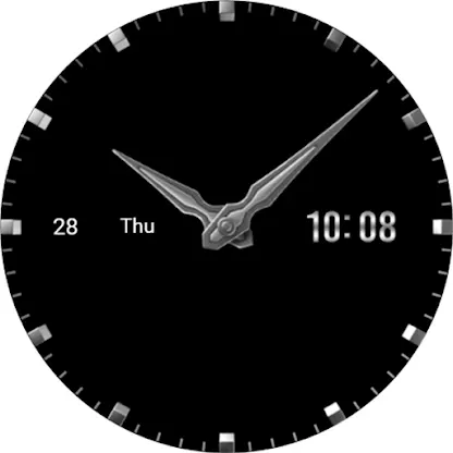 Silver Wheel For Wear OS screenshot 8