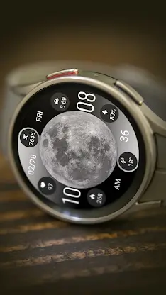 ZKin Watch Face Lunar Widget screenshot 3