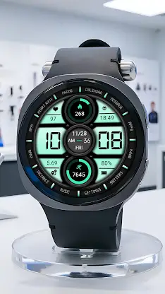 Mint Green Clock ZKin Watch screenshot 1