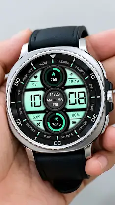 Mint Green Clock ZKin Watch screenshot 3