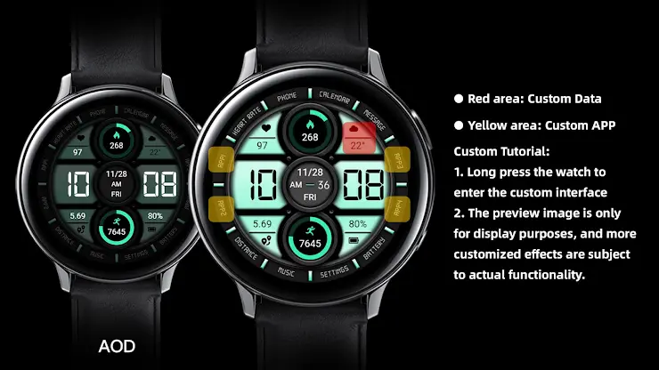 Mint Green Clock ZKin Watch screenshot 8