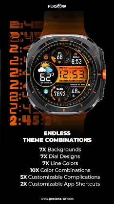 PER9 Sport Watch Face Mesa screenshot 3