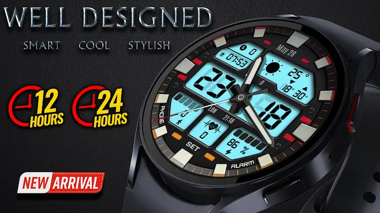 Alpha G4 Hybrid Watch Face screenshot 3