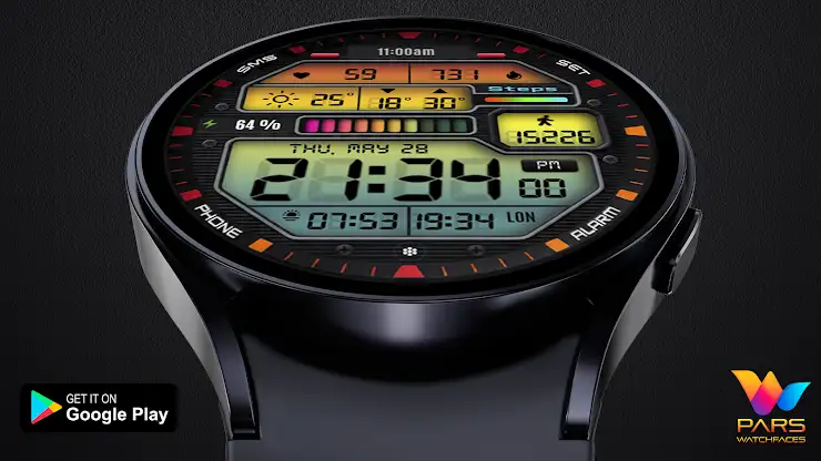 Alpha G6 Digital Watch Face screenshot 4