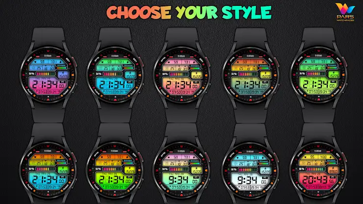 Alpha G6 Digital Watch Face screenshot 1