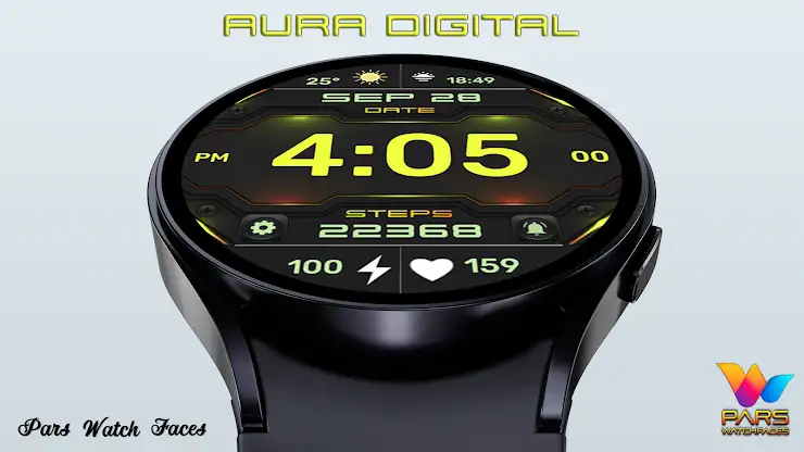 Aura Digital Watch Face screenshot 4