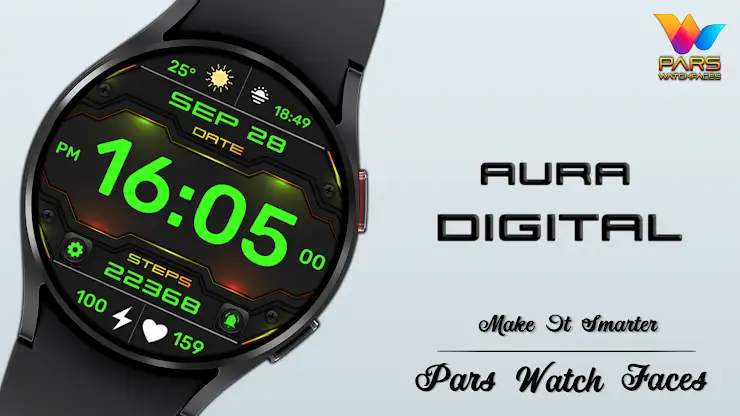 Aura Digital Watch Face screenshot 7