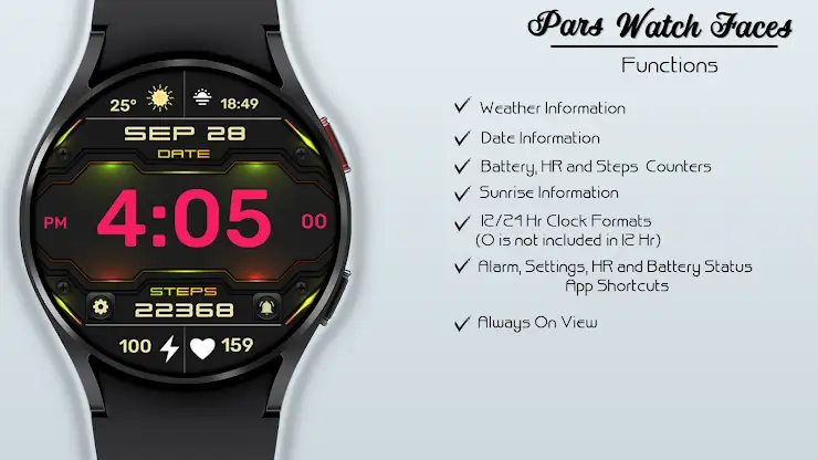 Aura Digital Watch Face screenshot 5