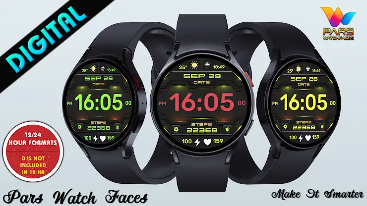 Aura Digital Watch Face screenshot 2