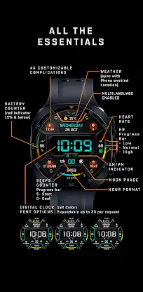 BLZ RAVION -Digital Watch Face screenshot 5