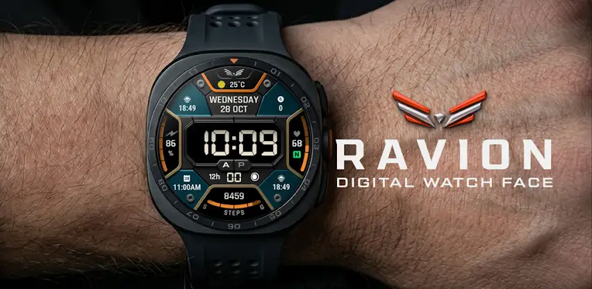 BLZ RAVION -Digital Watch Face screenshot 1