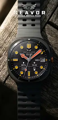 BLZ SEAVOR - Diver Watch Face screenshot 5